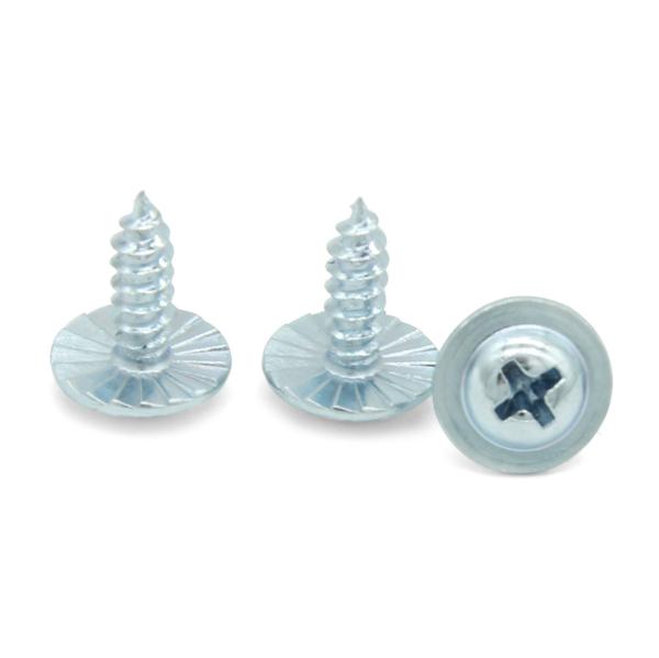 DIN968 Zinc Treatment Cross Pan Head With Washer Self-tapping Screws