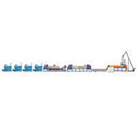 Ligne de production de sangles en polypropylène PP à vis entièrement automatique