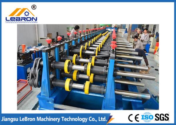 High Speed Cable Tray Roll Forming Machine , 18 Stations Cable Tray Punching Machine