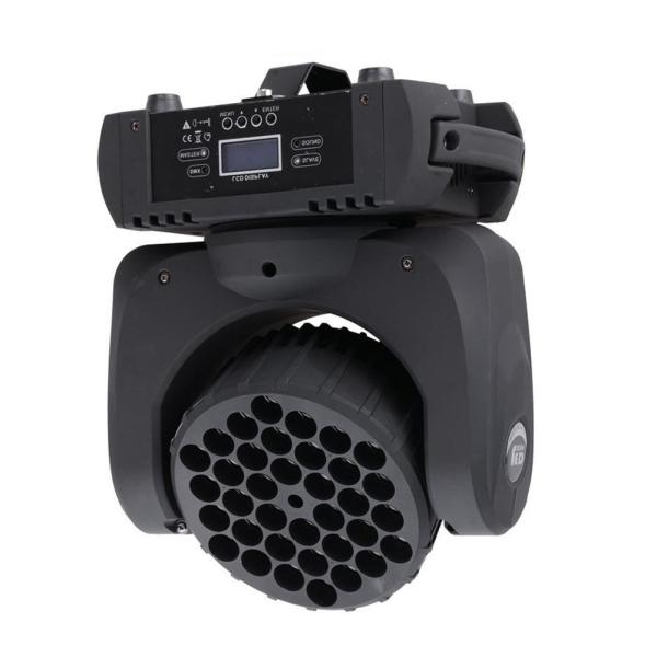 36PCS 3W LED RGBW Mini Disco Moving Head Beam Stage WasH Light