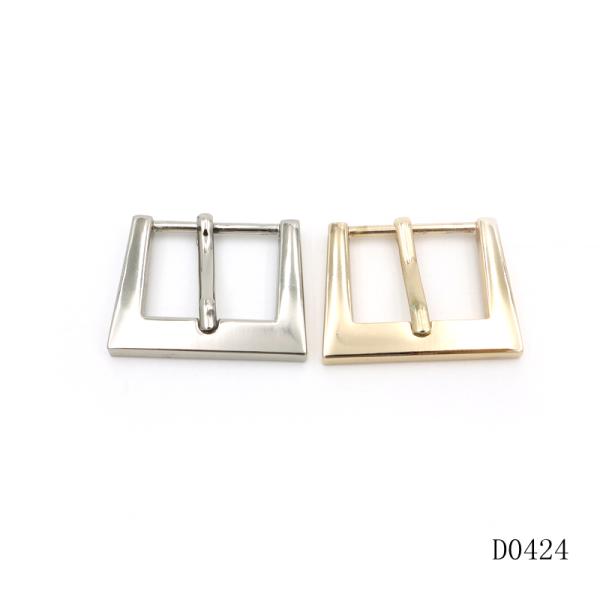 Slight Curved Pin Buckle Clasp Square Adjustable Slider Buckle For Bag Strapping