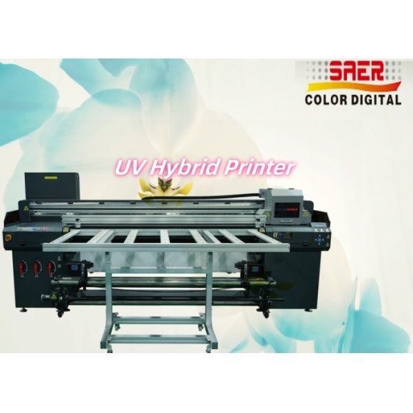 Multifunctional Large Format Automatic Digital Hybrid Inkjet UV Flatbed and Roll to Roll Printer