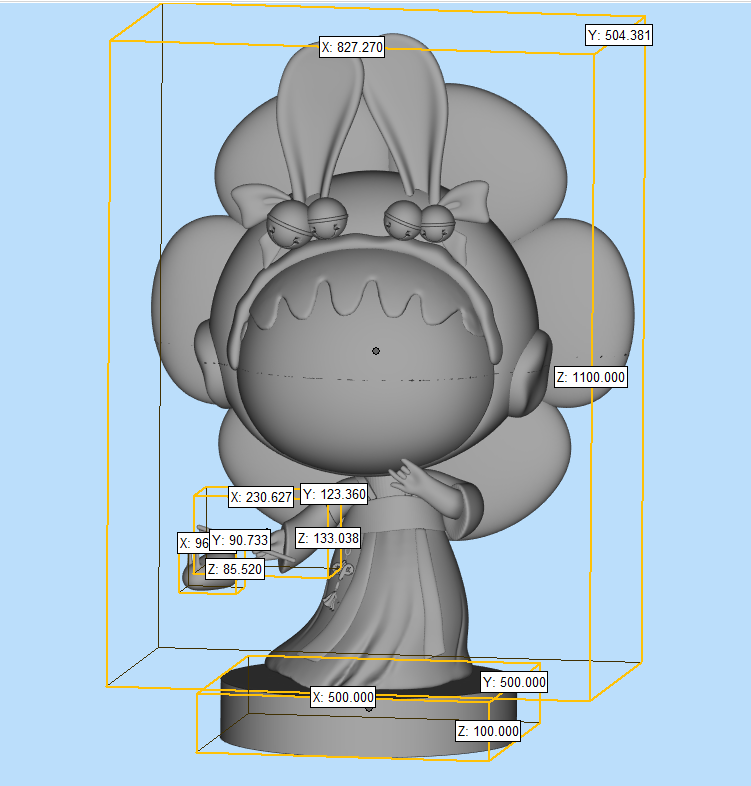 Eco-friendly Garden Decoration Life Size Fiberglass Ornament Model Outdoor Cartoon Rabbit Statue