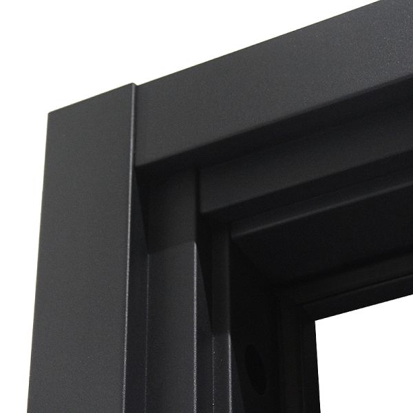 Modern Steel Entrance Door  Invisible Hinge Design  Single Door with Frame