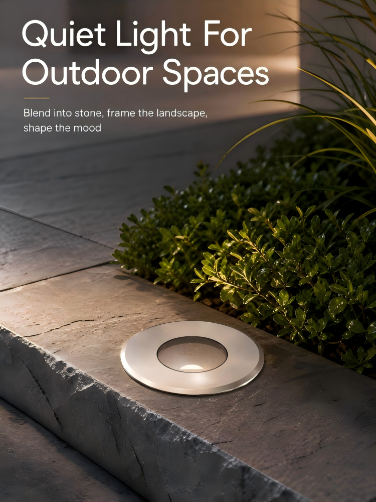 IP68 Dual Lens LED Inground Lights Waterproof Recessed Ground Lamp for Driveway Pathway