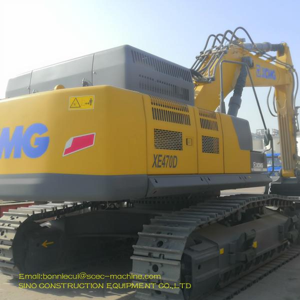 Capacidade 2,2 de XE470D 47 Ton Crawler Hydraulic Excavator Bucket - cor do amarelo 2.5m3
