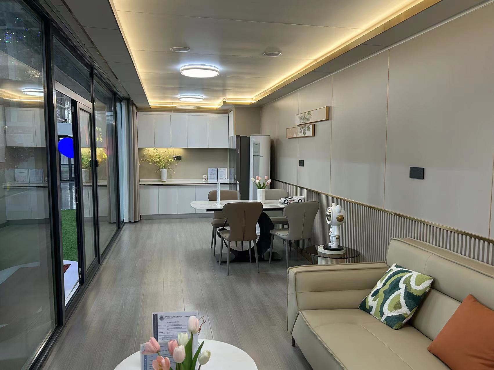 6м Apple Capsule House Cabin Container Оцинкованная стальная конструкция