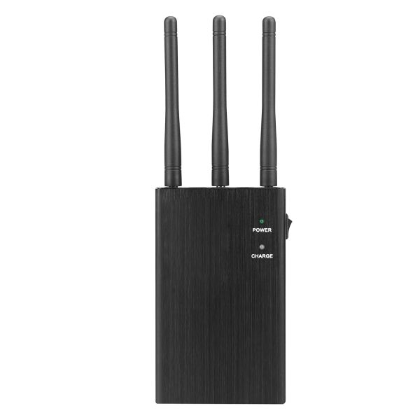 Portable 6 antennas cell phone  jammer