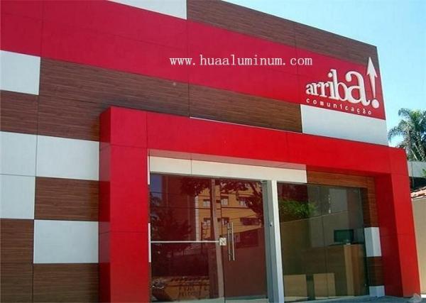 Corrosion Proof Exterior Aluminum Wall Panels , 16ft ACM Wall Panels