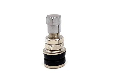 VAMD161 Clamp In Tire Valve Metal Cap 0.453'' Rim Hole For Motorcycle