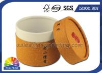 Customized Cylinder Paper Packaging Tube , Food Grade Round Paper Tube Containers