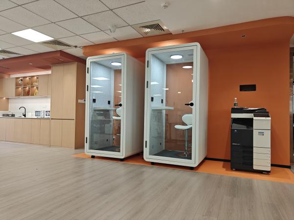 Acoustic 1 Person Pod Customized Prefab Office Pod Soundproof