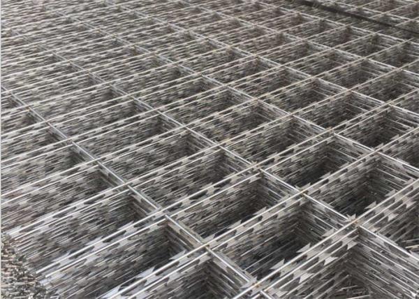 Linear Blade Diamond Mesh Razor Wire Fencing concertina razor wire 1.2m-2.4m width