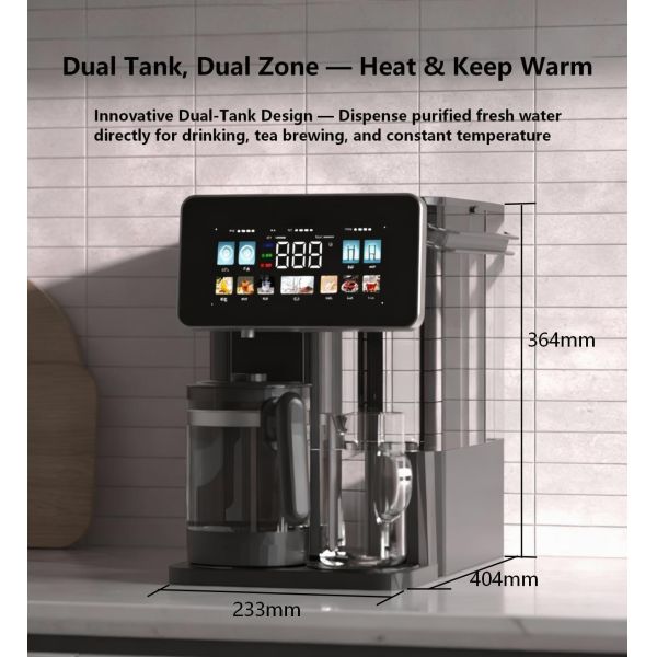 All In One Desktop RO Water Purifier With 100°C Boiling UV Sterilization