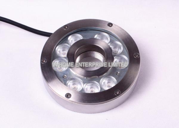 RGB 9W / 27W Underwater LED Fountain Lights with RF Controller / LED Pond Lights