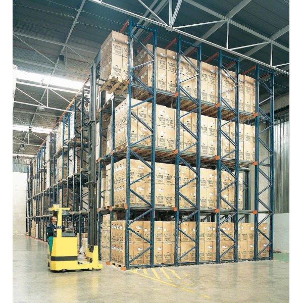 High Density Storage Solution Q235B Drive Through Pallet Racking