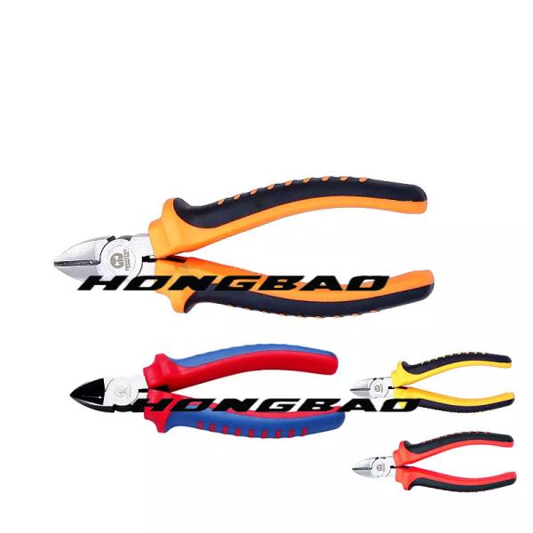 200mm 160mm 6 Inch 8 Inch 7 Heavy Duty Insulated Side Cutters Diagonal Pliers 60# CRV Steel