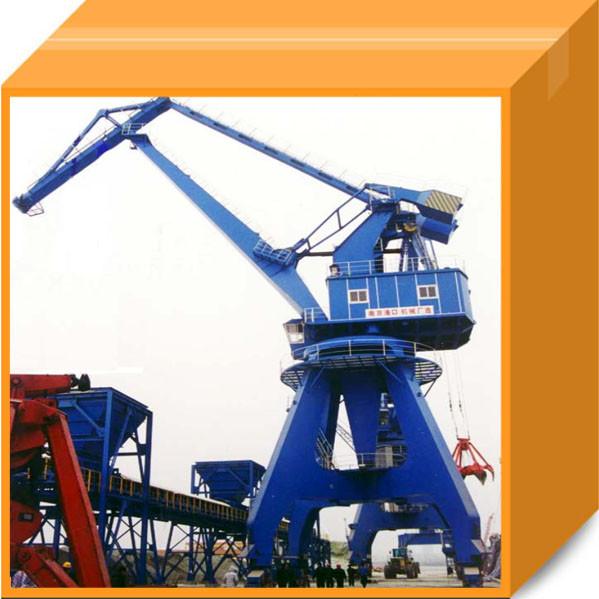 Pedestal Crane Type Moible Harbour Crane with Good Speed Stability