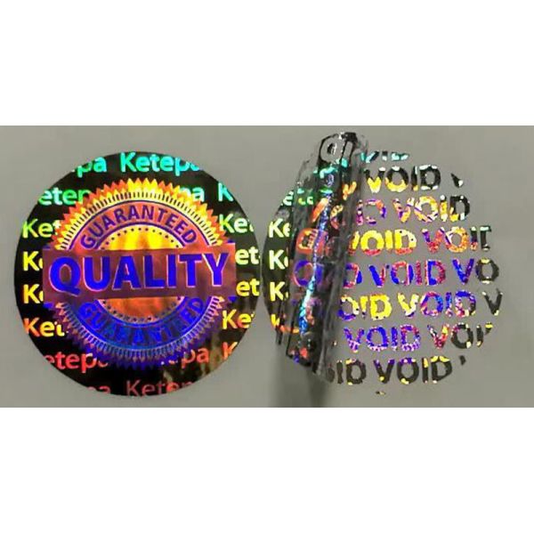 Anti Counterfeiting 3d Hologram Sticker Security Sticker Label Custom Qr Code Logo