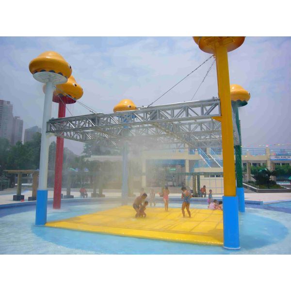 Jellyfish World Steel Large Aqua Play Spray Park Equipment Cartoon Structures