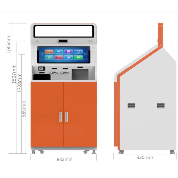 Kiosque de Hall Civic Affairs Public Hospitality de ville de kiosque de gouvernement de Windows 7