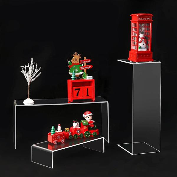 Table Acrylic Step Risers Clear Strong Custom Acrylic Risers For Dessert Table