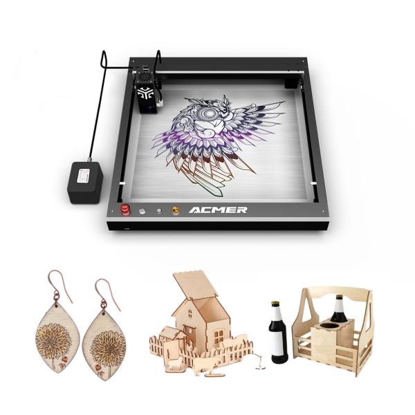 Precision Laser Engraving And Cutting Machine 20W For Bamboo Leather PCB Board