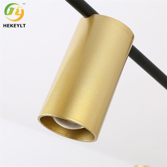 CE Led Metal Gold Pendant Light For Living Room / Bedroom