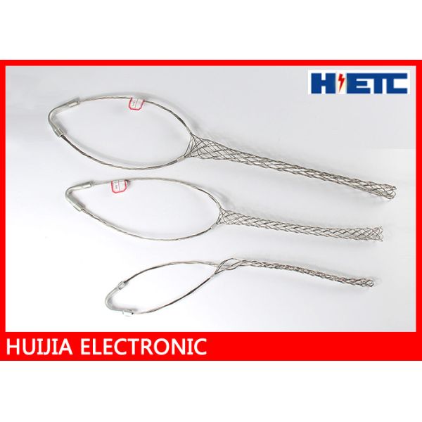 Outdoor Stainless Steel Cable Pulling Grips Mesh , 2 - 1/4 Feeder Cable / Antenna Wire Pulling Basket