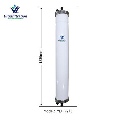 Hot Price Rich Kirin UF-273 Water Purifier 0.01um PVC Replaced Resin PVDF Steel Media Membrane 1 Year Economical Option for