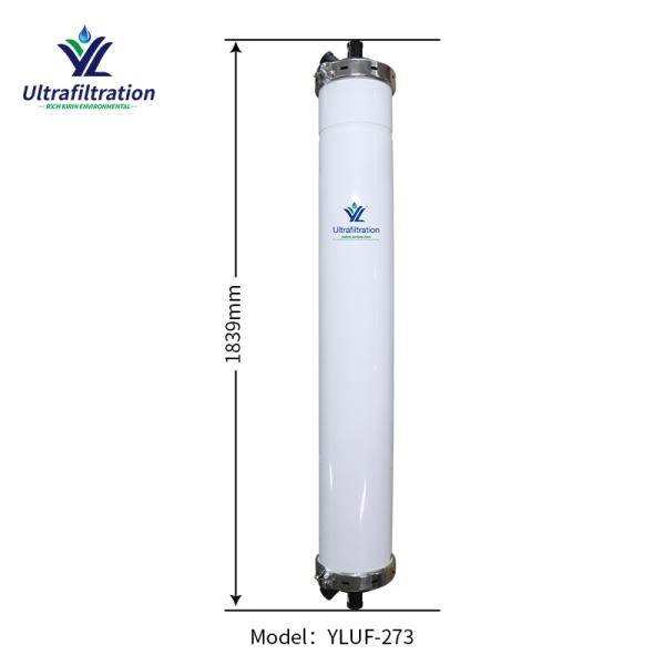 Hot Price Rich Kirin UF-273 Water Purifier 0.01um PVC Replaced Resin PVDF Steel Media Membrane 1 Year Economical Option for