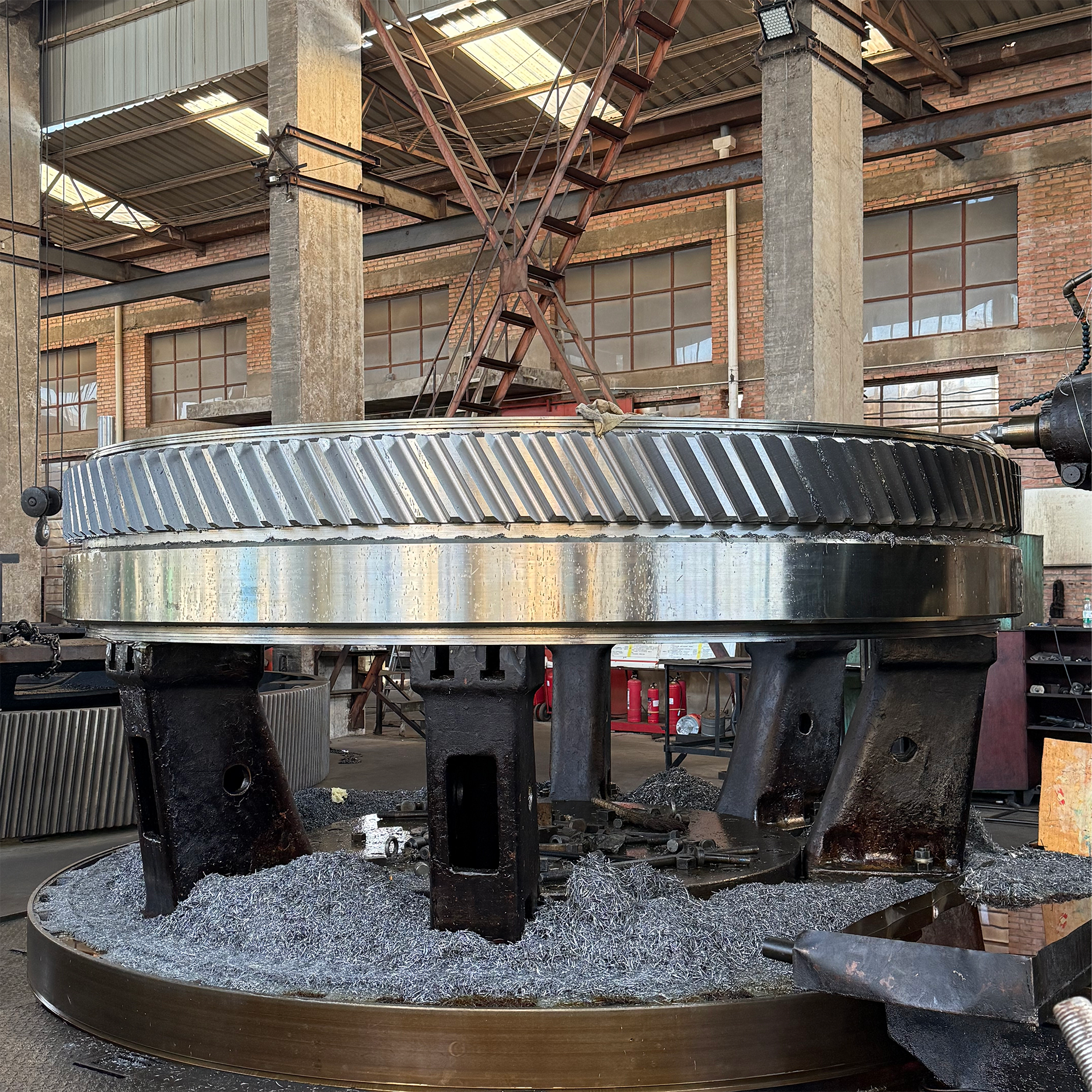 Double Helical Gears Designed for High Torque Transmission in Industrial Machinery Applications