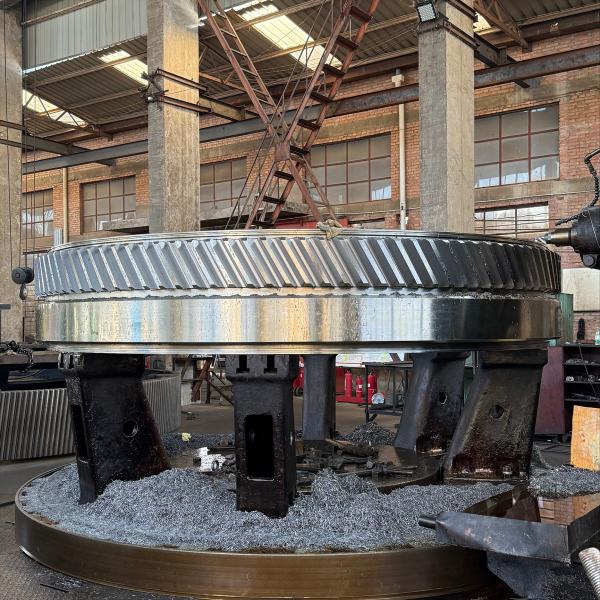 Double Helical Gears Designed for High Torque Transmission in Industrial Machinery Applications