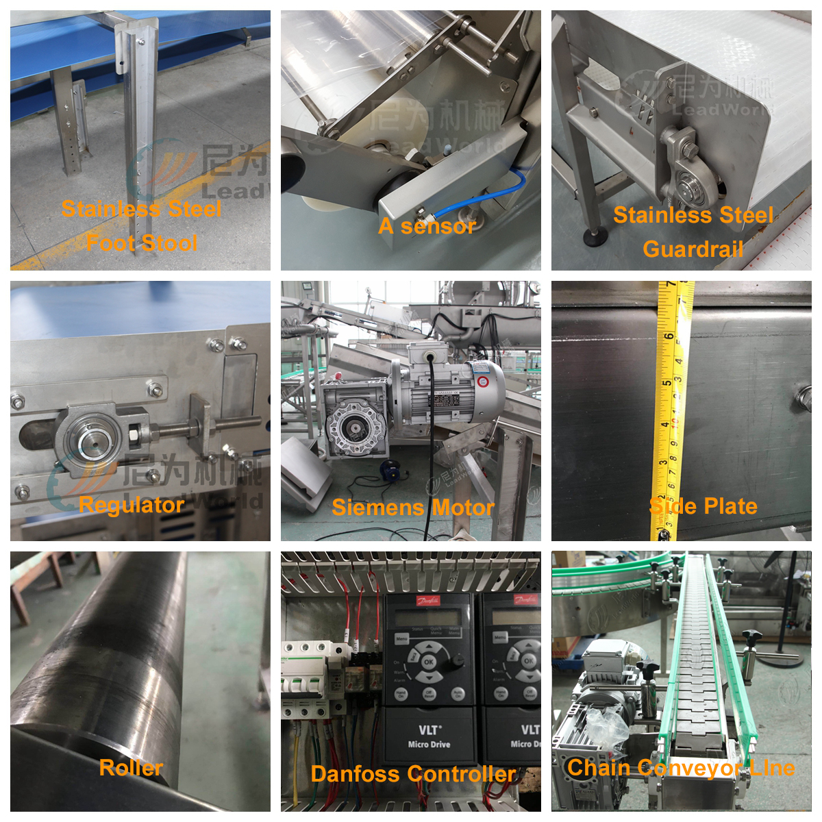 Пищевая промышленность упаковка производственная линия Стол верхняя цепь Конвейерная лента