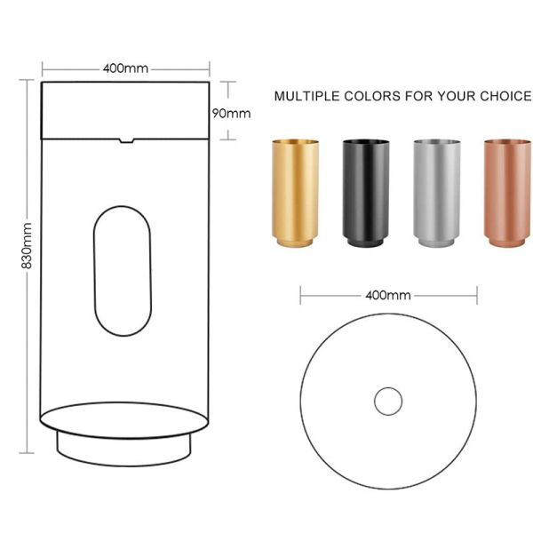 Floor Standing Round Pedestal Bathroom Sink Basin With 304 Stainless Steel Material