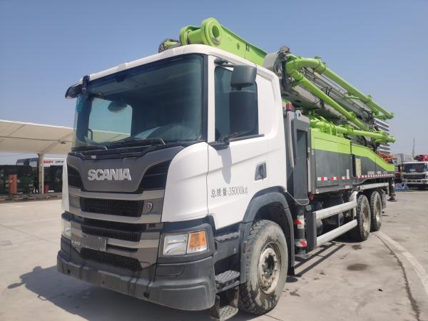 Vente à chaud de camion à pompe Zoomlion 52m avec châssis Scania