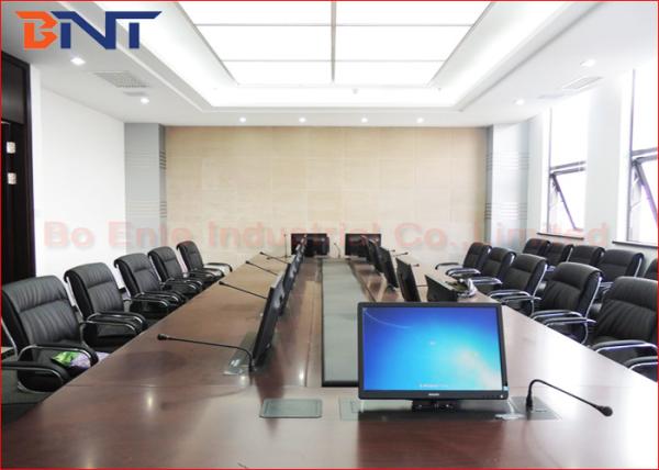 17 -19 Inch LED Screen Desktop Computer Lift With Goose Microphone