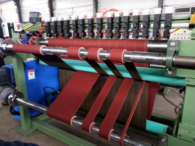 Adjustable Belt Slitting Abrasive Converting Machine PLC Controlled OEM