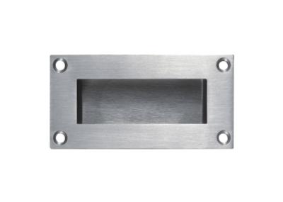 stainless steel hidden cabinet pull handle Bookcase drawer  embedded flush handle