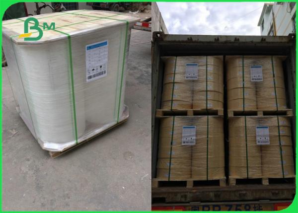 o papel de embalagem Rolls de 60gsm 120gsm Brown Para palhas 14mm 15mm FDA FSC aprovou