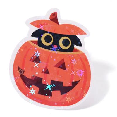 Epoxy Anime Die Cut Sticker Labels Custom Printed Waterproof Adhesive Holographic