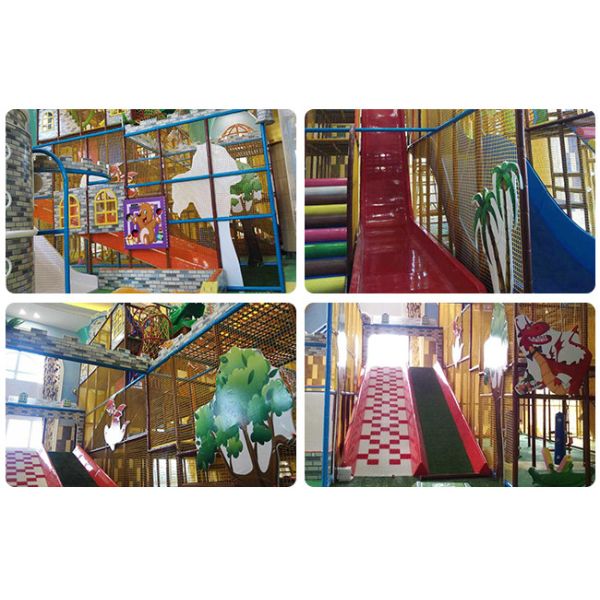 LLDPE Children'S Indoor Gym Equipment , Toddler Soft Play Area Ball Pool Slide