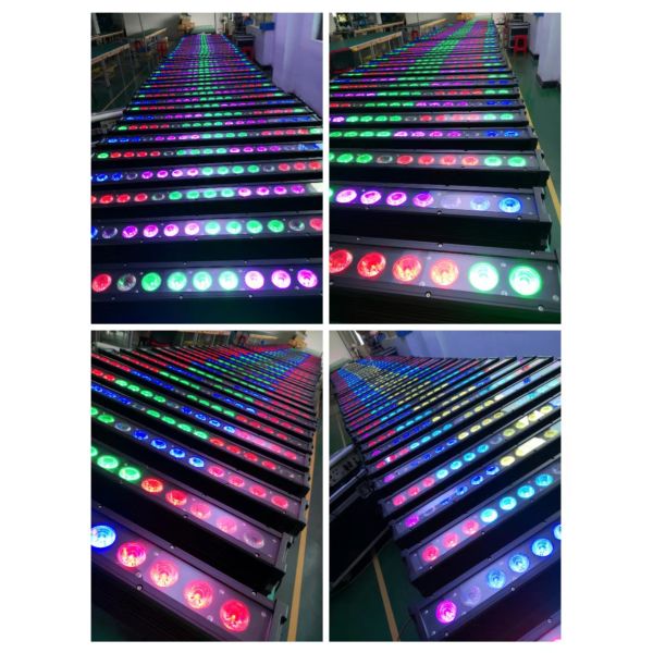 18x10W RGBW LED Wall Washer Light 4 in 1 Outdoor DMX Lighting