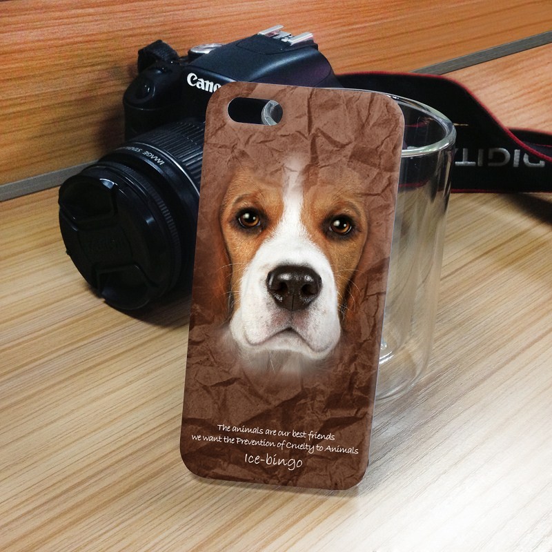 Cartoon PC Phone Case , Cute Animal Design For Iphone 5 Back Cover