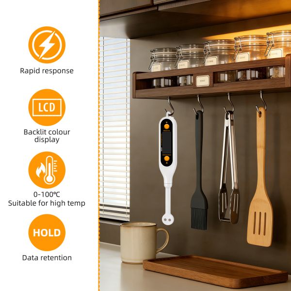 YAGO 5-in-1 High Precision Digital Salinity Meter for Kitchen Water Quality Analysis with Portable Design