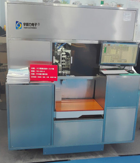 Автомат для резки паза CNC v используемый в продуктах экстренныйого выпуска доски PCB