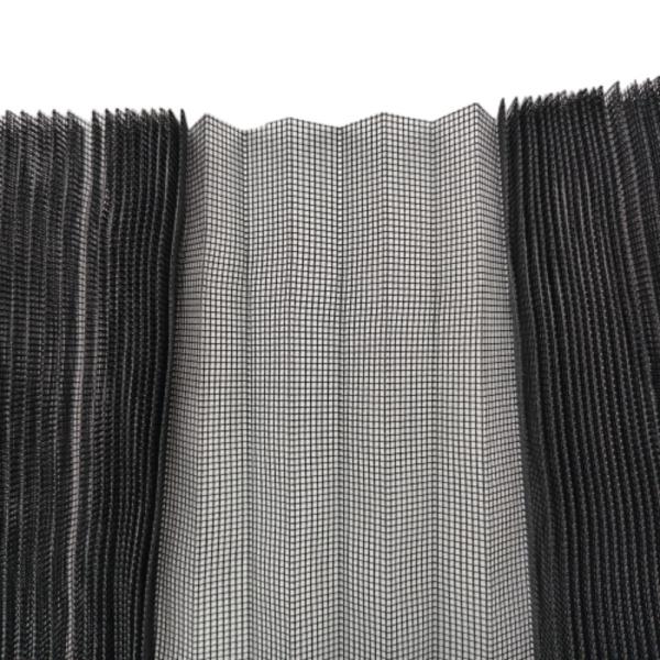 18 X 16 Mesh Pleated Insect Screen Long Lasting Fire Resistant