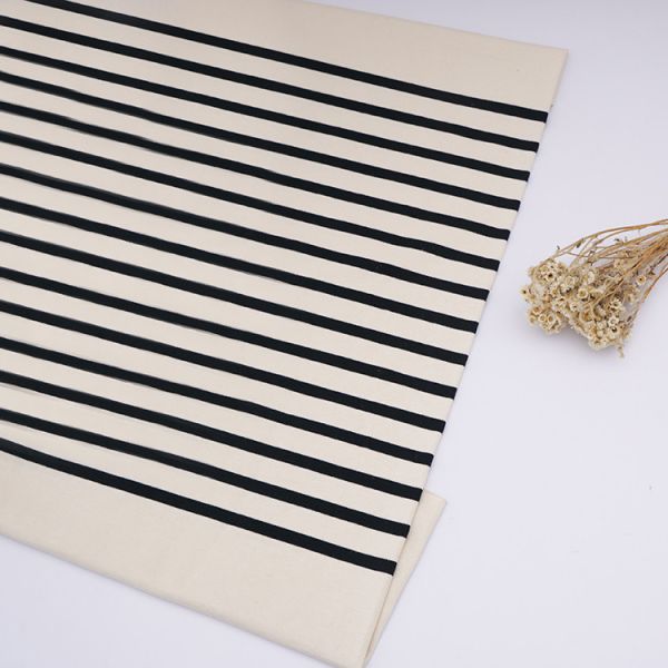 Дышащая и удобная для кожи, удобная и здоровая полосатая вязаная ткань для спортивных костюмов