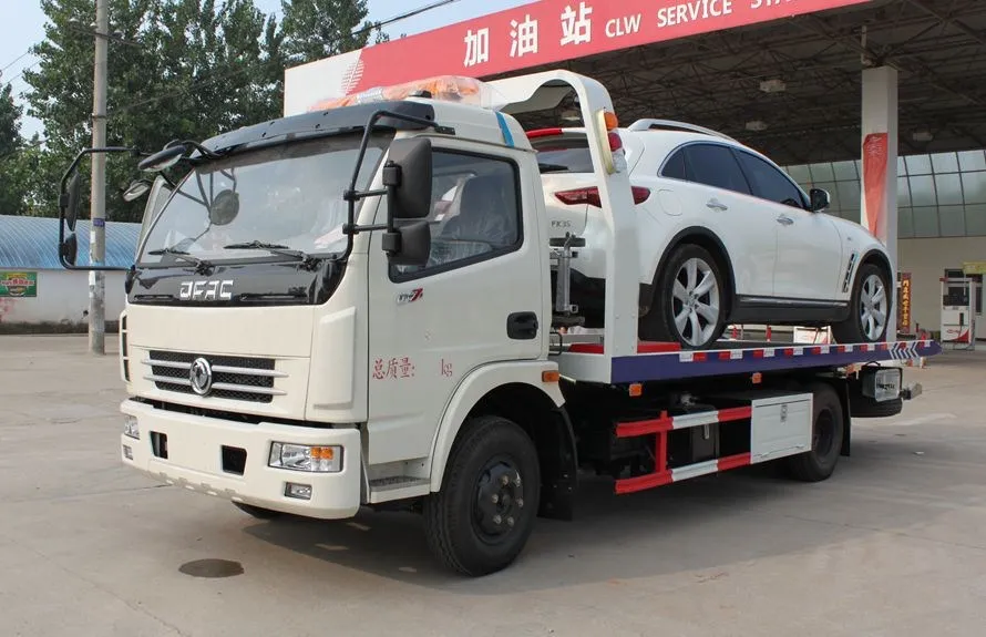 Dongfeng 4 Tons Road Recue Towing Vehicle 6tons Wrecker Recovery Truck Body