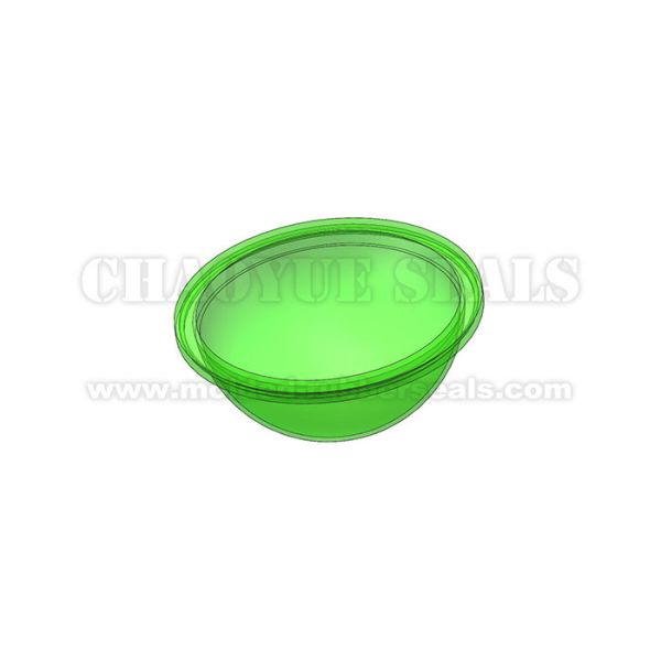 230 mm Transparent Food Grade Approval Silicone Rubber End Cap For Bowl Protection